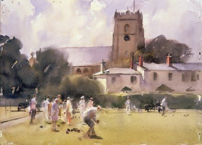 Bowls Match, Sidmouth by Trevor Chamberlain